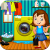 Mommy Laundry Shop Games