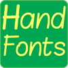 Hand Fonts for FlipFont