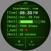 AMOLED Terminal Watch face