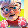 Naughty Cat Prank Gran