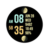 Dual Moon Watch Face