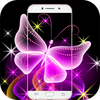 Neon Butterfly Wallpaper
