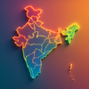 India Map & Capitals
