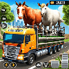 Truck Driving Animal Transport