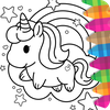 Glitter Unicorn Coloring Pages