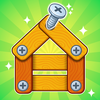 Nuts Bolts: Wood Screw Puzzle