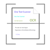 One Text Scanner(OCR)