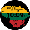 Lithuania Map Watch Face