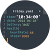 YAML File Watch Face