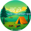Summer Lake Camp -Watch Face