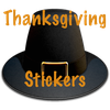 Thanksgiving Photo Stickers