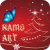 Christmas Card Name Art Maker