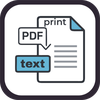 Text to PDF and Print