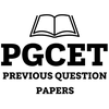 PGCET Previous Question Papers