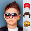 Boys Hairstyle Photo Stickers