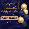 New Year Name DP Maker 2024