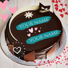 Name On Anniversary Cake