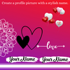 Couple Love Name DP Maker