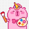 Pixel Number Cute Coloring