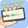 Running text display