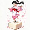 Jumping Tofu Girl