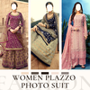 Women Plazzo Photo Suit