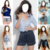Women Shorts Outfit Photo Suit
