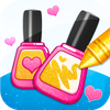 Glitter beauty coloring game