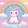 Little Cute Unicorn Wallpaper