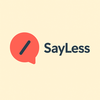SayLess — One Sentence Journal