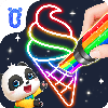 Baby Panda's Glow Doodle Game