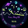 Color Rhythm Watch Face SAM-10
