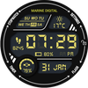 Marine Digital Watch Face