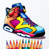 Sneaker Coloring Book