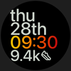 Muviz - Bold Text Watch Face