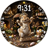 Dancing Easter Bunny WearOS WF