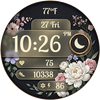 Flora Gold - Floral Watchface