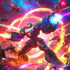 Mech spinner burst fight game