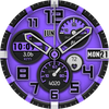 Purple Step Watch Face