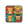 Tangle Tiles - Cute Animals