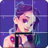 Girls Photo Puzzles Slide Game