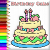 Birthday Cake Coloring