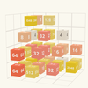 2048 3D Combine cubes