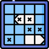 Navy Grid Minesweeper