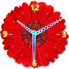 Flowers Clock Live wallpaper