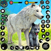 Virtual Arctic Wolf Family Sim