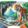 Animals Color by Number Book