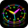 VibeTick: Neon Clock Wallpaper