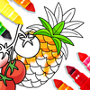 Coloring games vegetable paint