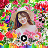 Flower video maker with music
